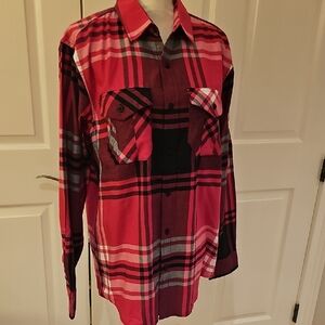 Magenta Plaid Shirt by BeMagenta